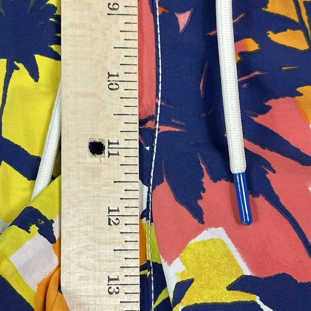 Tommy Bahama Shorts Mens Medium Orange Blue Multicolor‎ Reversable Board Short